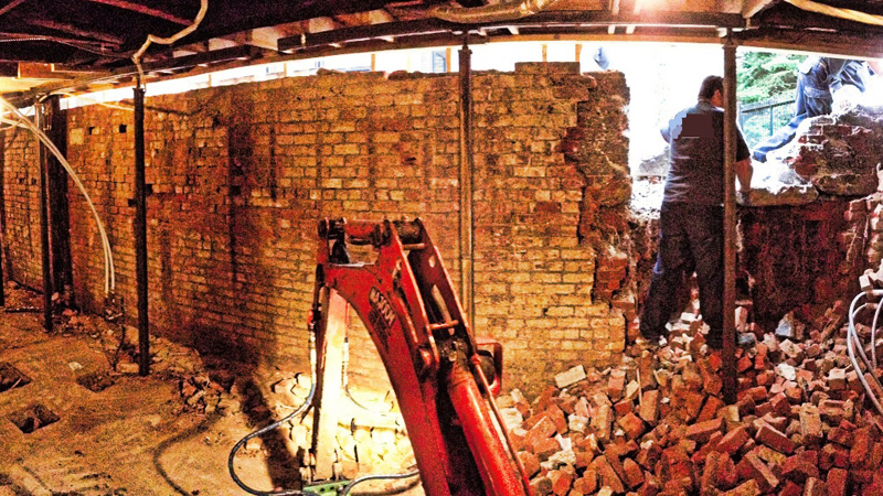 excavation de sous-sol